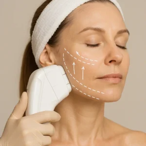 Woman having HI-FU to reduce wrinkles call LA LIPO Bracknell Now!