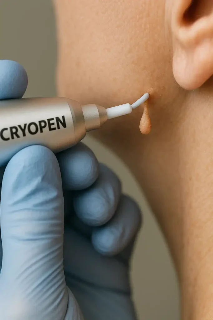 Cryopen for skin tags removal Bracknell speak to our team today!
