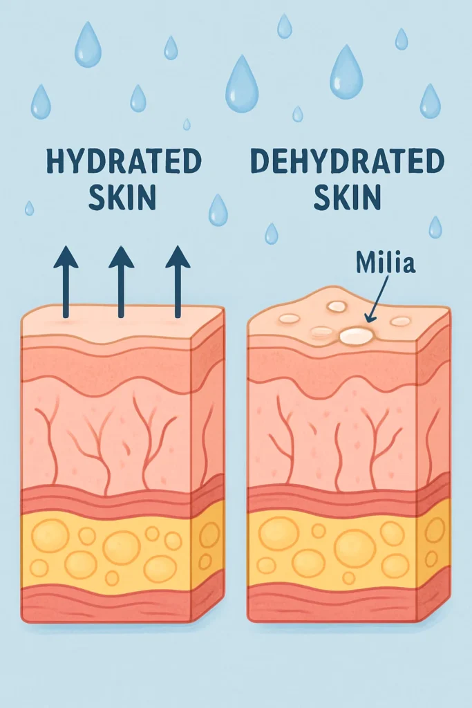 The importance of hydration and milia production Bracknell