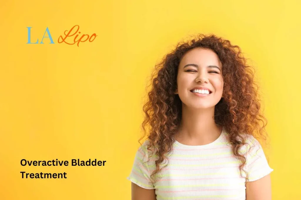 woman smiling about overactive bladder treatment Bracknell solutions