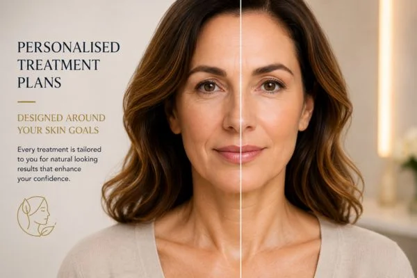 Before and after results of Collagen Lift Therapy Bracknell